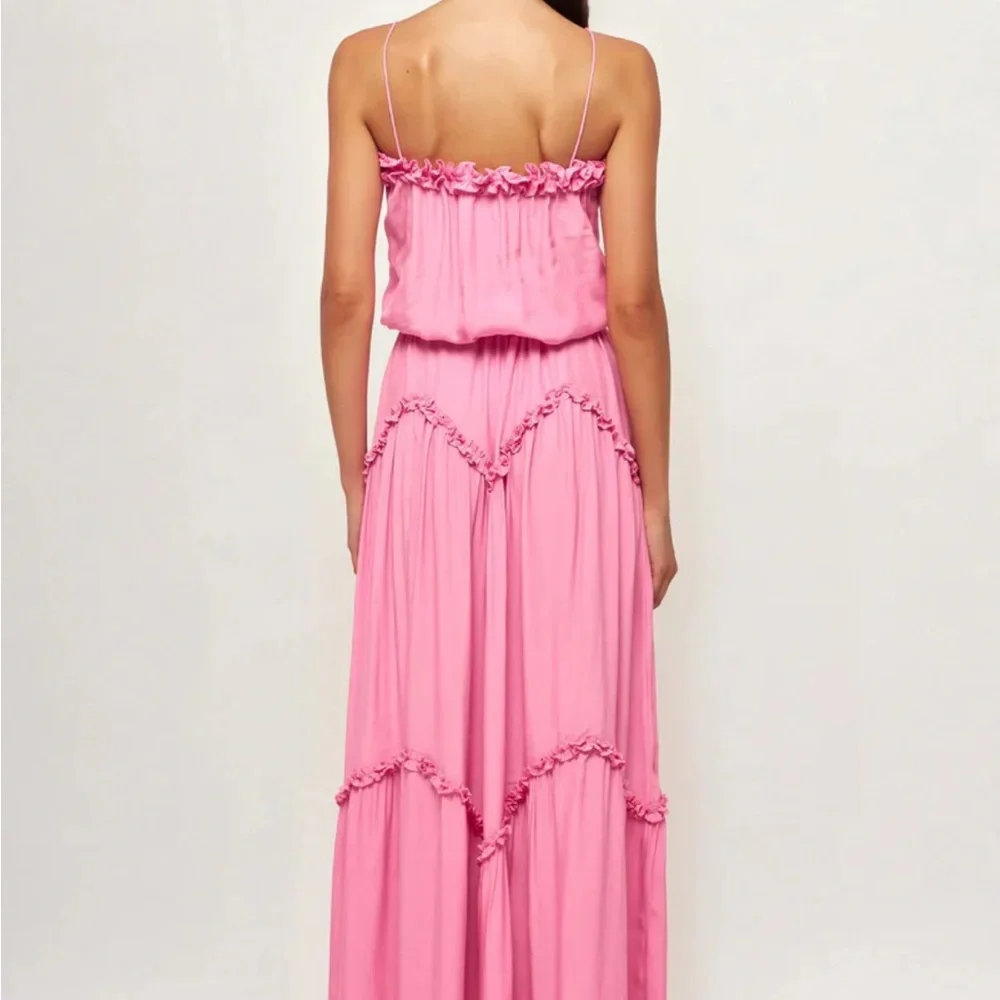nwt S/W/F Rapture dynamic Elegant Pink Maxi Dress - Picture 3 of 9